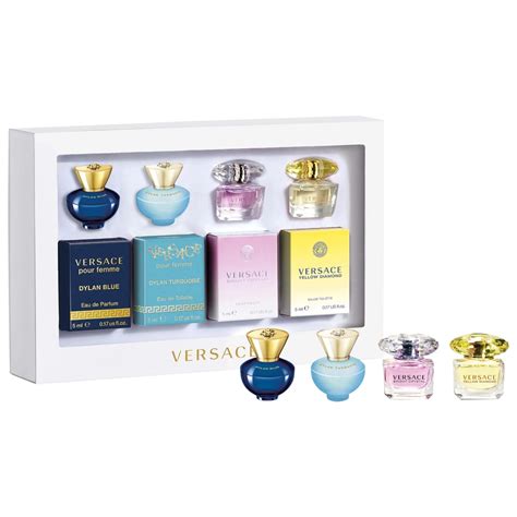 versace miniature perfumes|superdrug versace mini set.